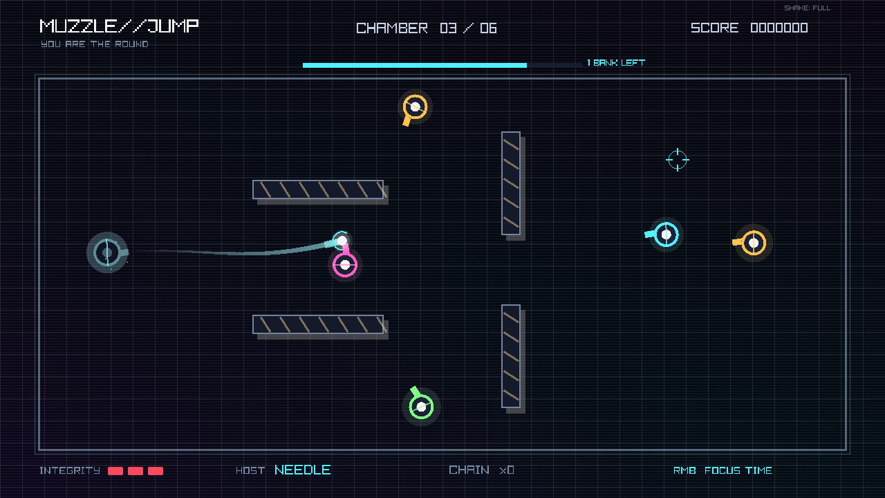 MUZZLE JUMP gameplay arena